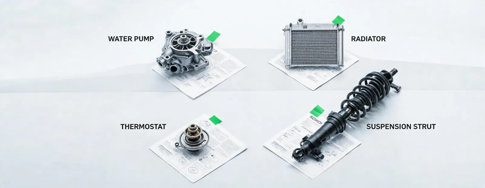 Koyo cooling and suspension sourcing desk